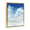 Stupell Industries Full Clouds in Blue Sky Framed Floater Canvas Wall Art Design by Grace Popp